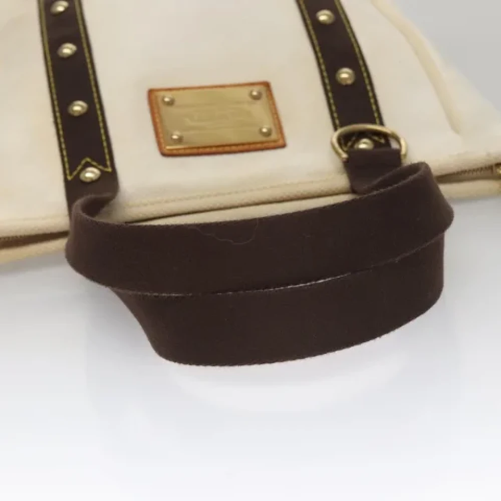 Louis Vuitton Vintage Pre-owned Canvas totes Beige Dames