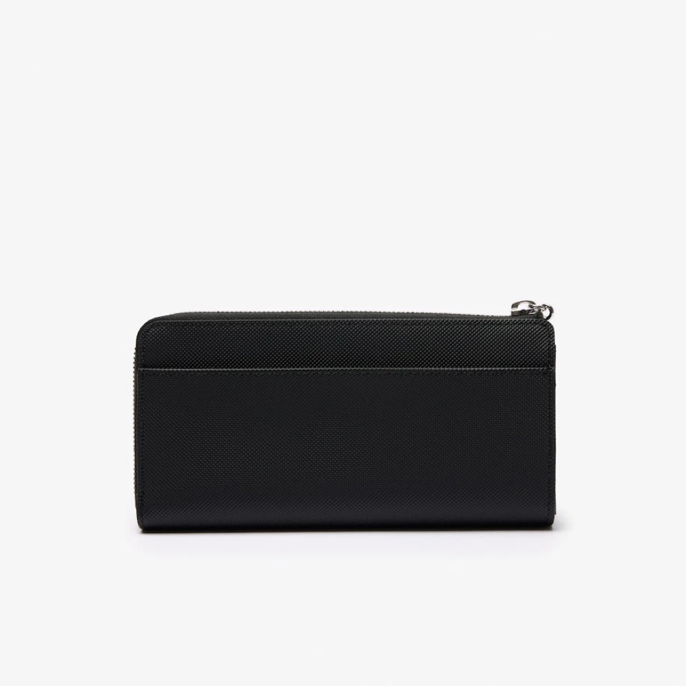 Lacoste Daily City Portemonnee Zwart Krokodil Black Dames
