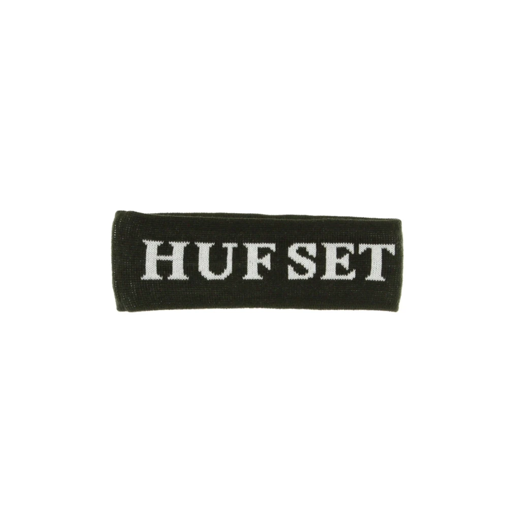 HUF Zwart Heren Hoofdband Stijlvol Black Heren