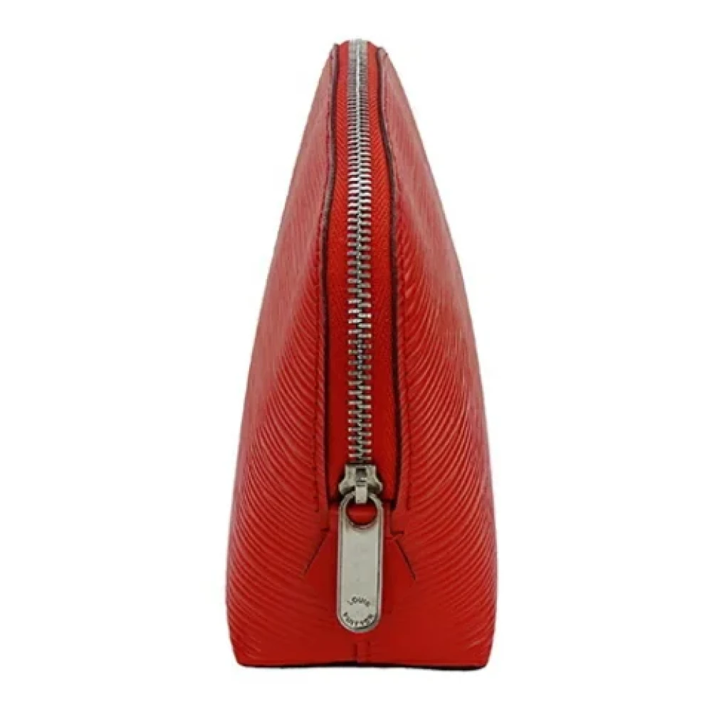 Louis Vuitton Vintage Pre-owned Leather pouches Red Dames