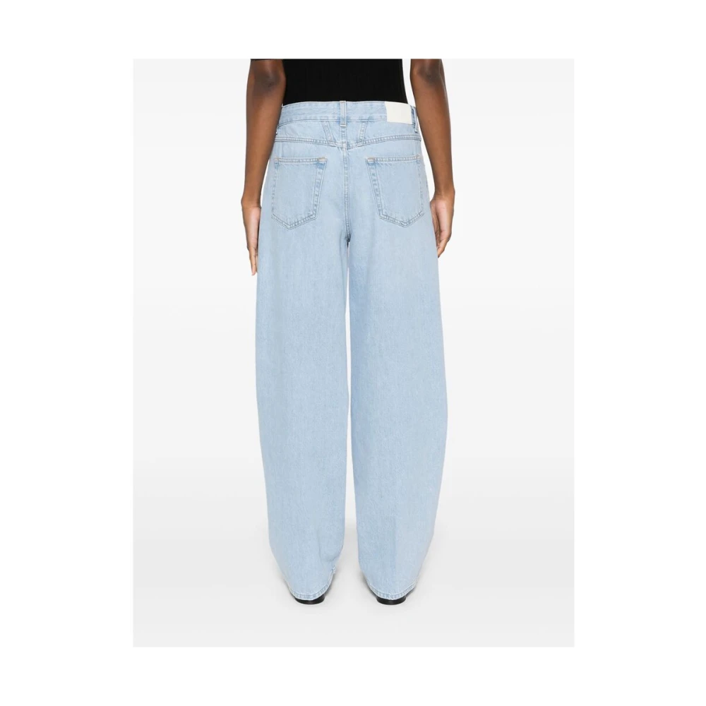 closed Hemelsblauwe Klassieke Vijf Zakken Jeans Blue Dames