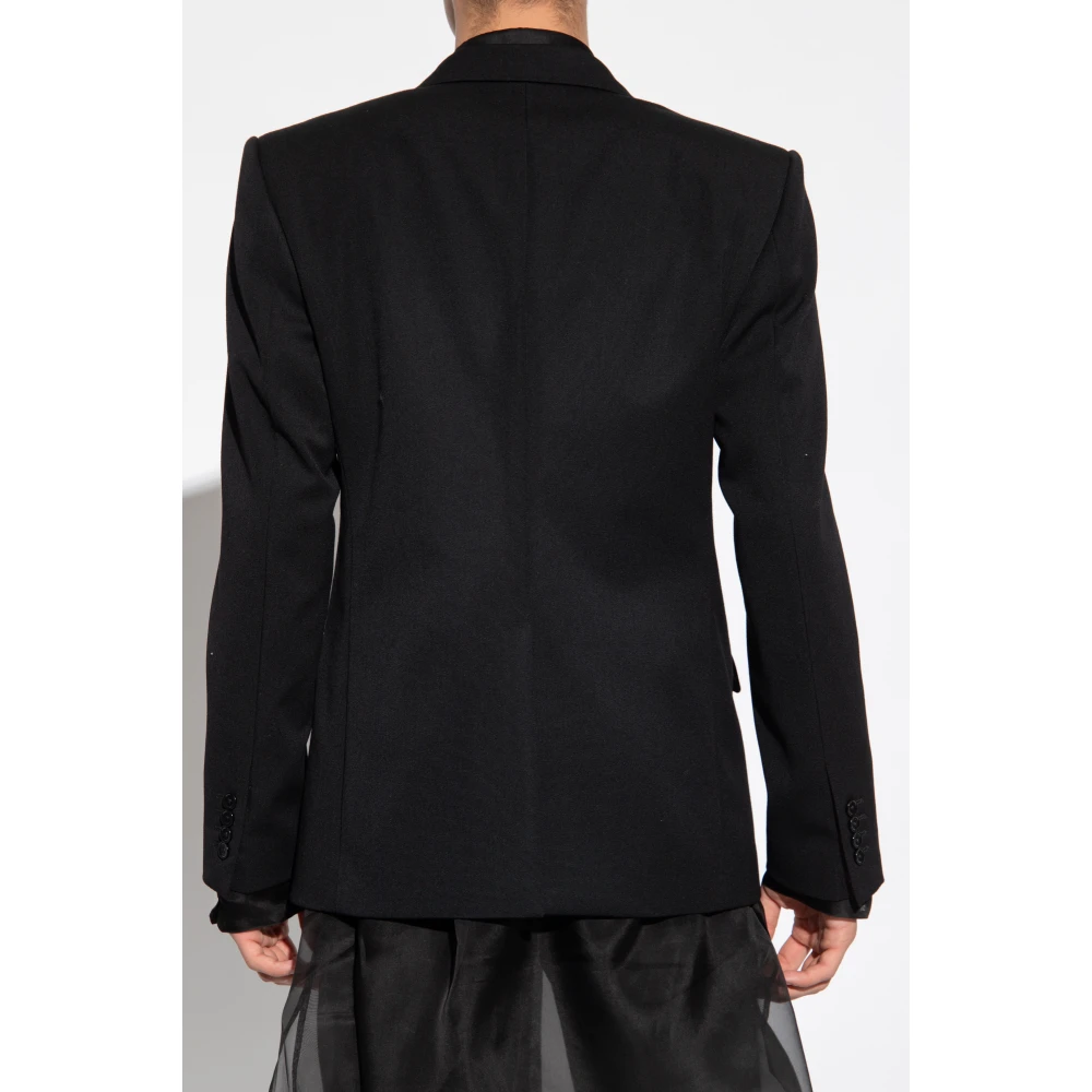 Dolce & Gabbana Wollen blazer Black Heren