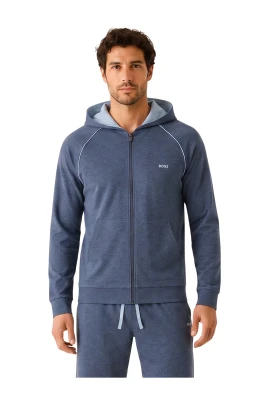 Zip-through Hooded Sweatshirt
