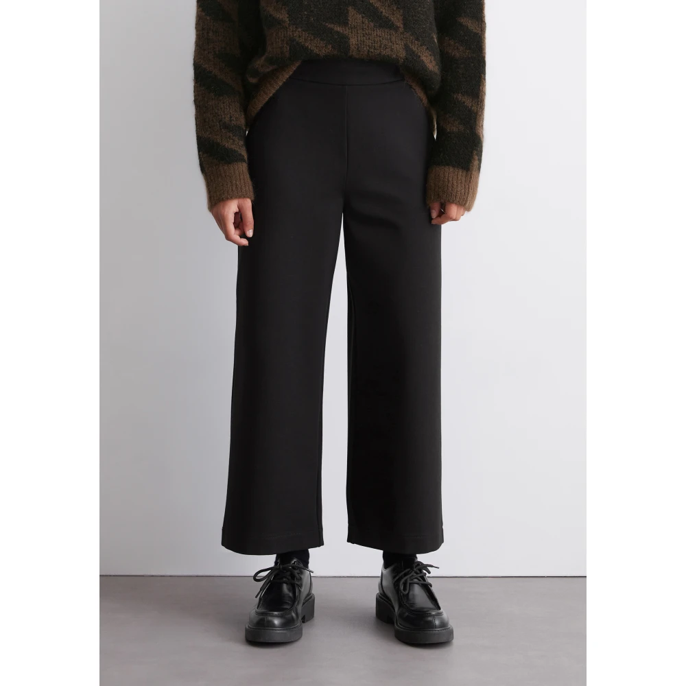 Marc O'Polo Gewone jersey culottes Black Dames