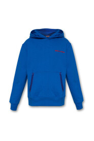Elektrisches blaues Baumwoll -Sweatshirt