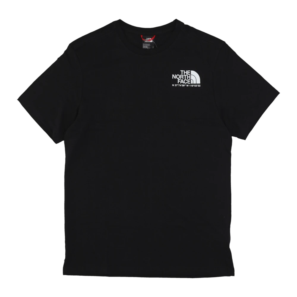 The North Face Coördinaten Tee Zwart Streetwear Shirt Black Heren