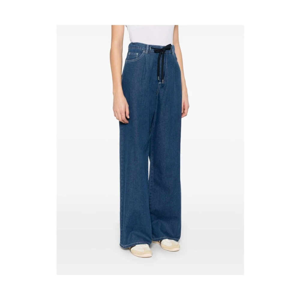 BAUM UND PFERDGARTEN Indigo Blauwe Voorste Knoop Jeans Blue Dames