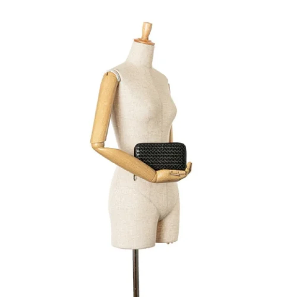 Bottega Veneta Vintage Pre-owned Leather wallets Black Dames