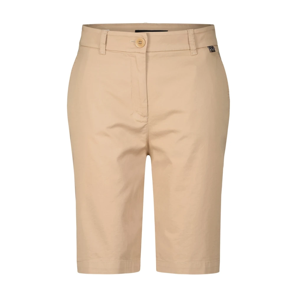 Marc Cain Relaxte Bermuda Shorts voor de zomer Beige Dames