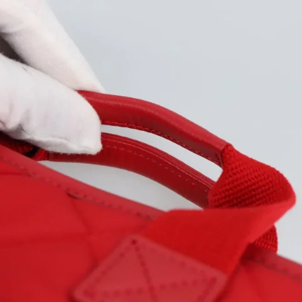Burberry Vintage Pre-owned Nylon handbags Red Dames