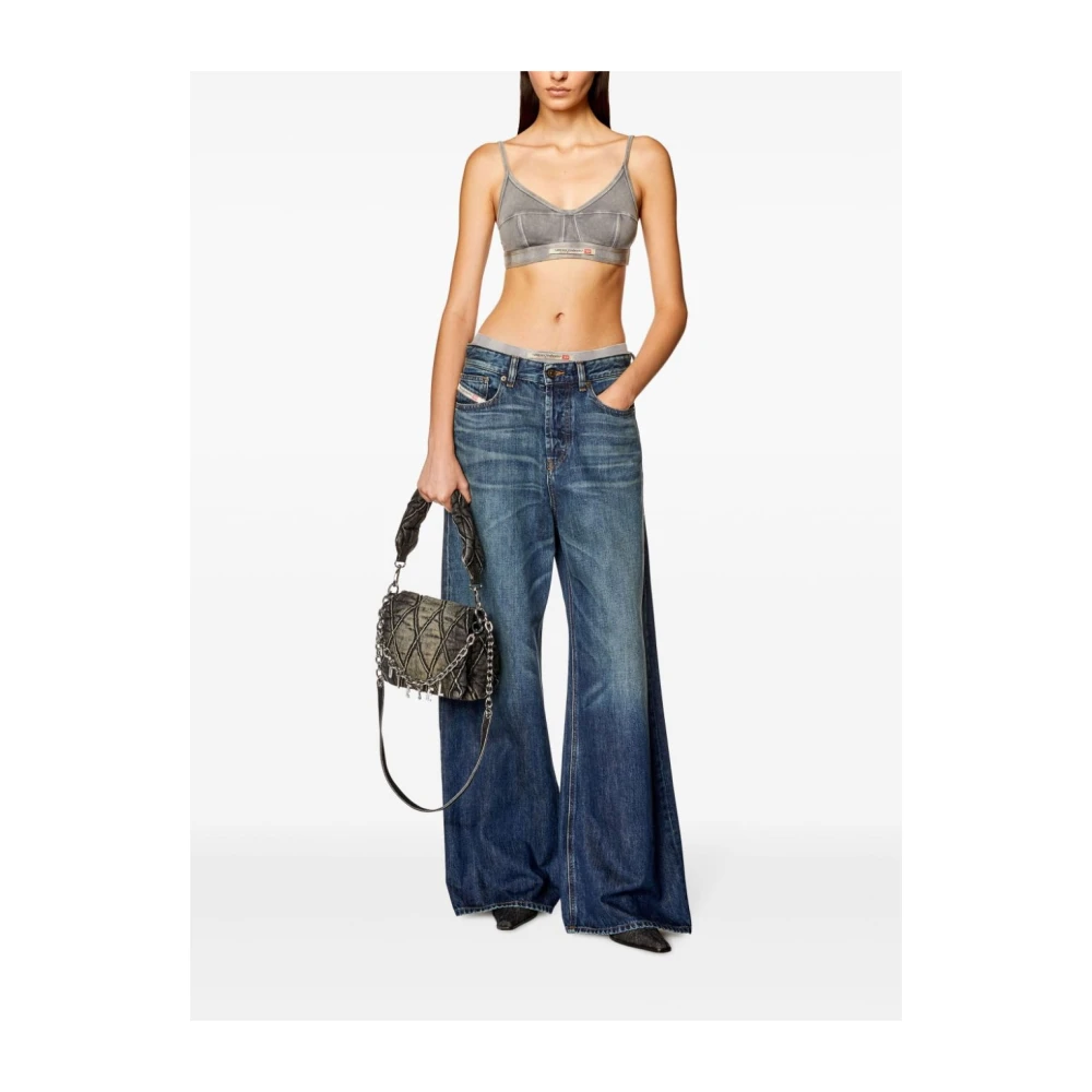 Diesel Elegante D-sire Broek voor Vrouwen Blue Dames