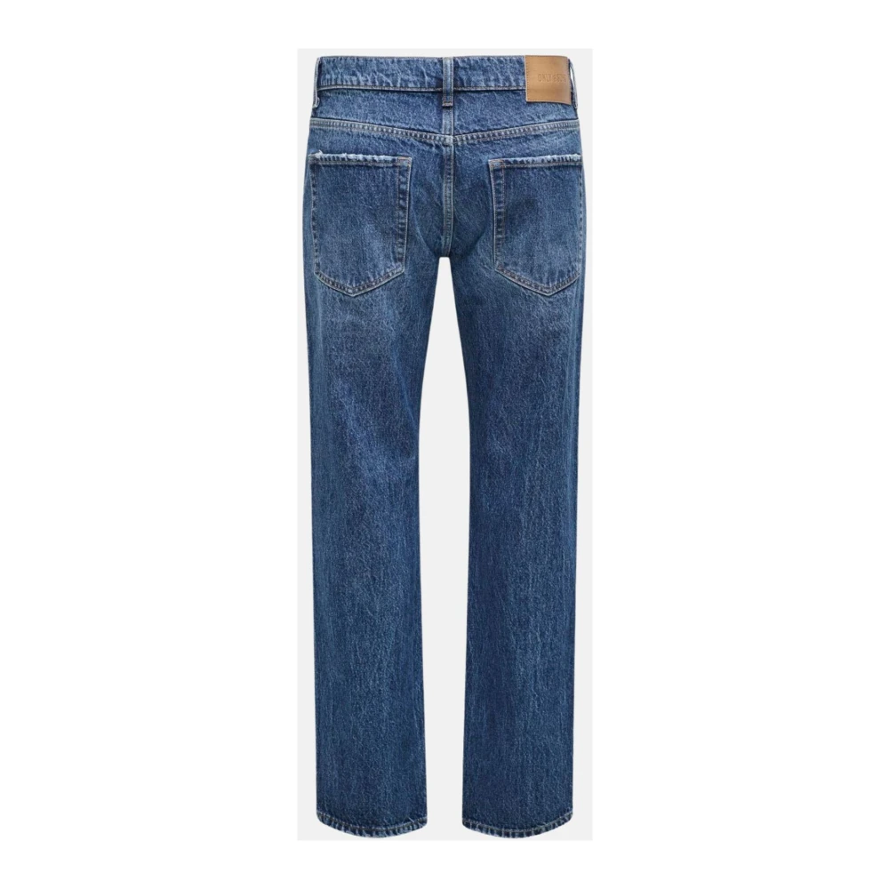 Only & Sons Slim Fit Casual Broek Blue Heren