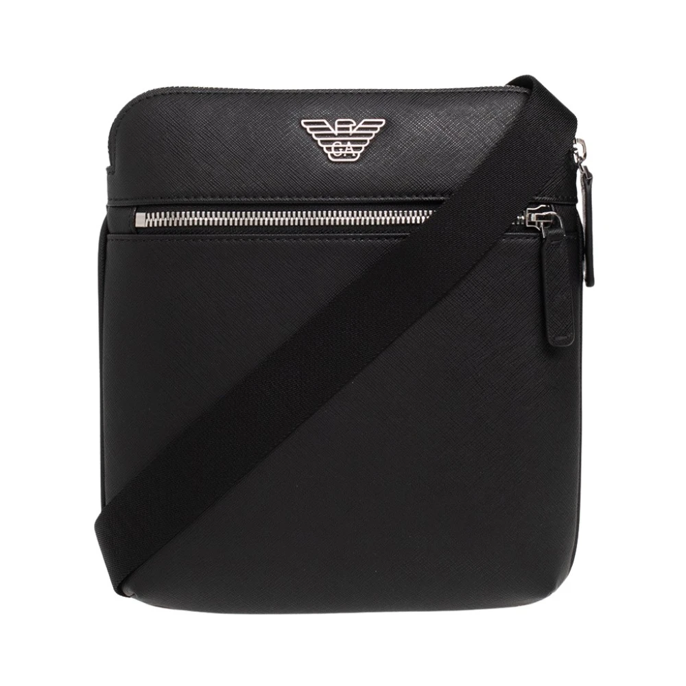 Emporio Armani Homme Noir - Bags > Messenger Bags