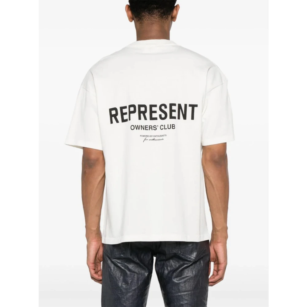 Represent T-Shirts White Heren