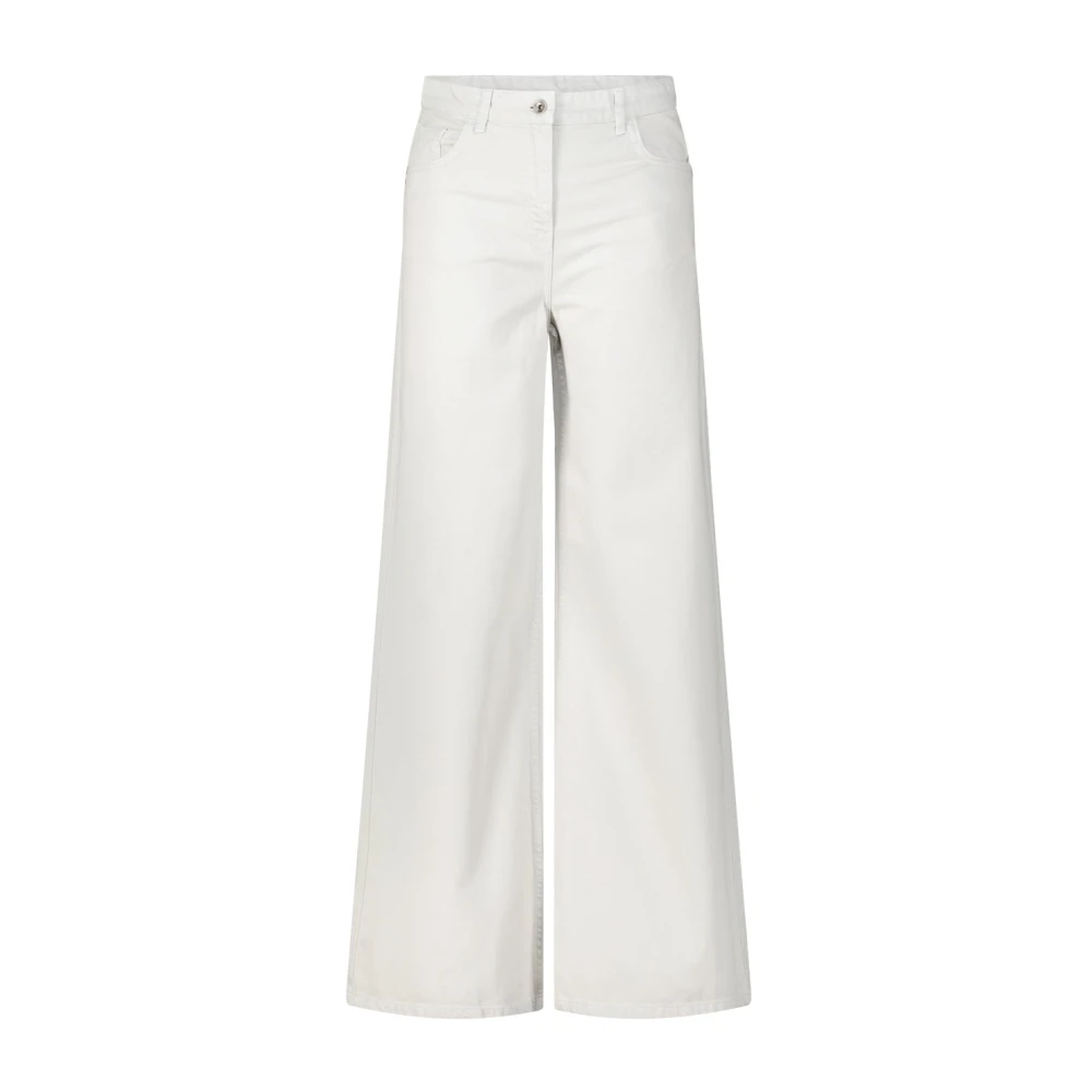 PATRIZIA PEPE Wijde Pijp Modieuze Broek Gray Dames