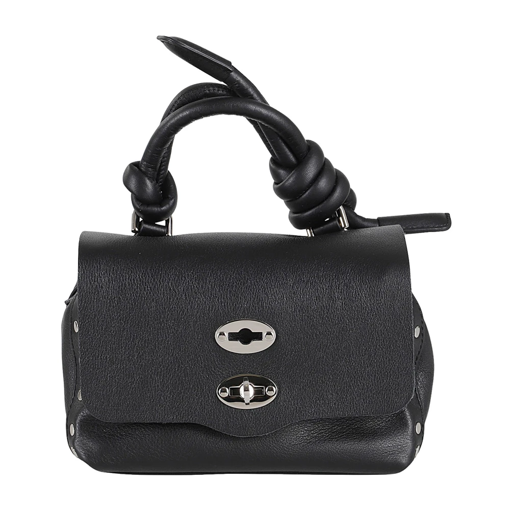 Zanellato Lichtgewicht Knoop Tas Black Dames
