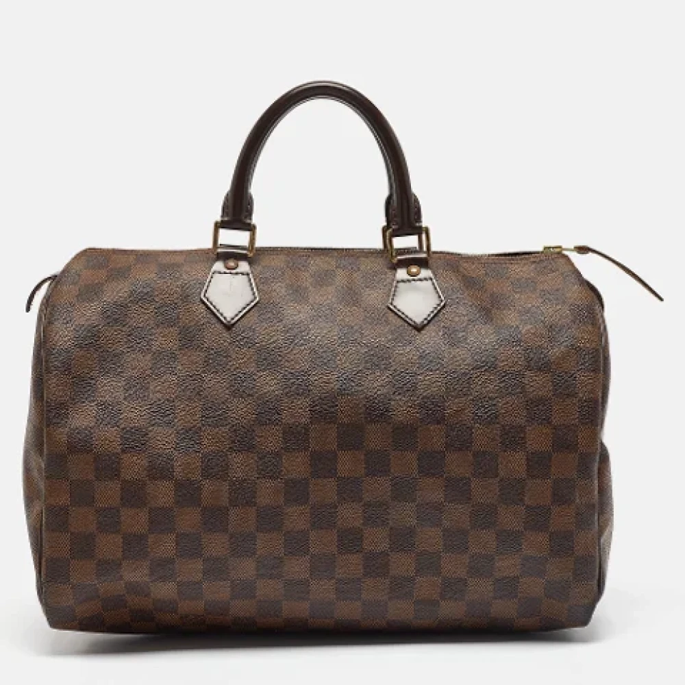 Louis Vuitton Vintage Pre-owned Coated canvas handbags Brown Dames