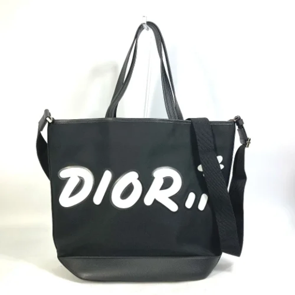 Dior Vintage Pre-owned Fabric dior-bags Black Heren