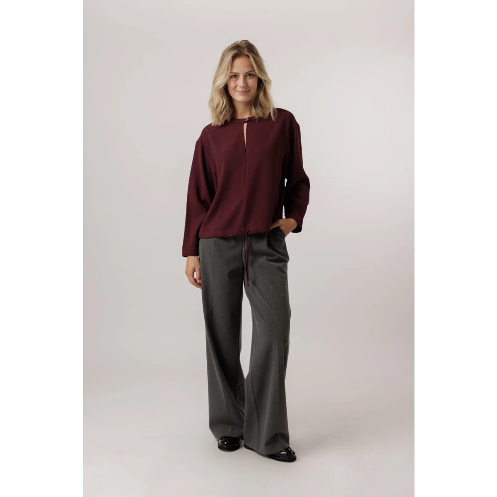 JC Sophie Elsa Antraciet Broek Gray Dames