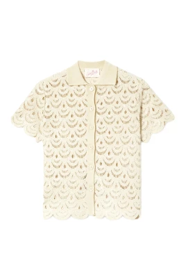 Monet Rachel Crochet Polo