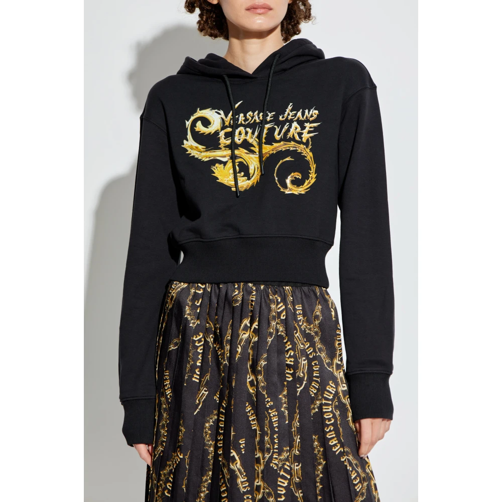 Versace Jeans Couture Hoodie Black Dames