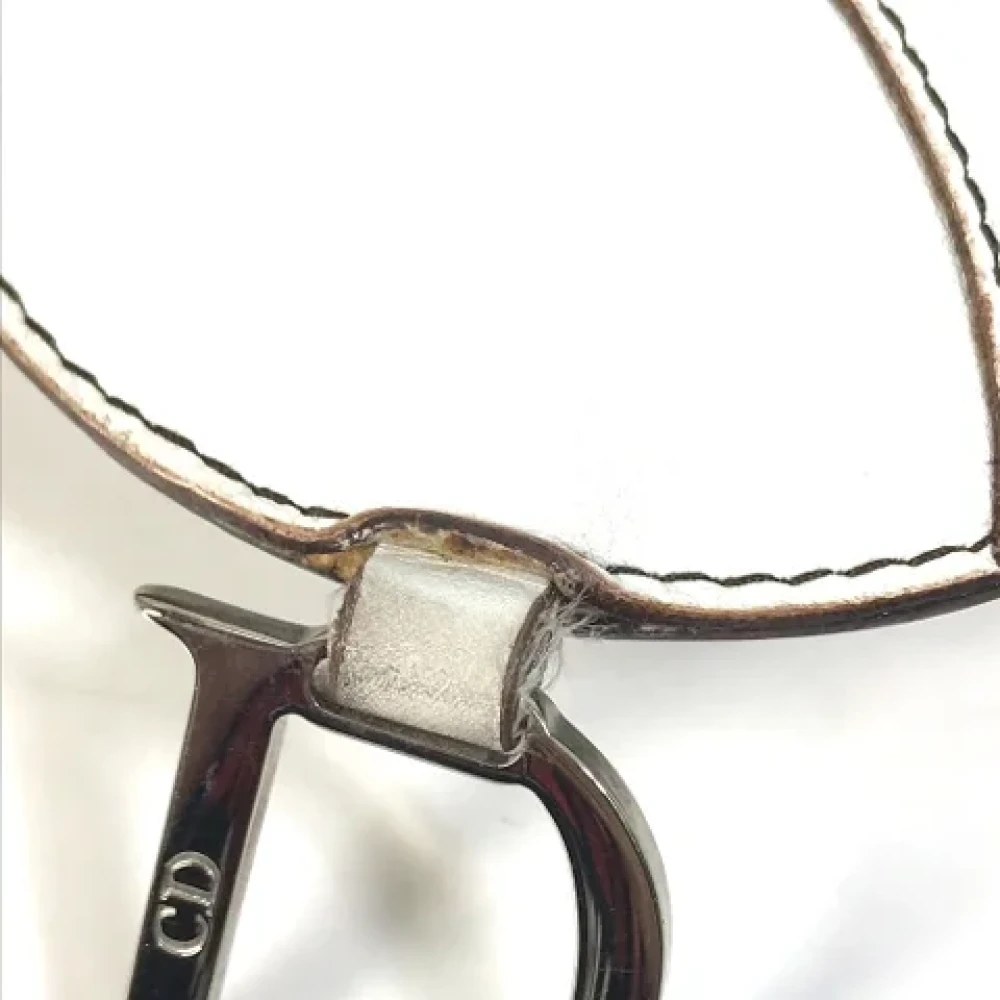 Dior Vintage Pre-owned Leather dior-bags White Dames