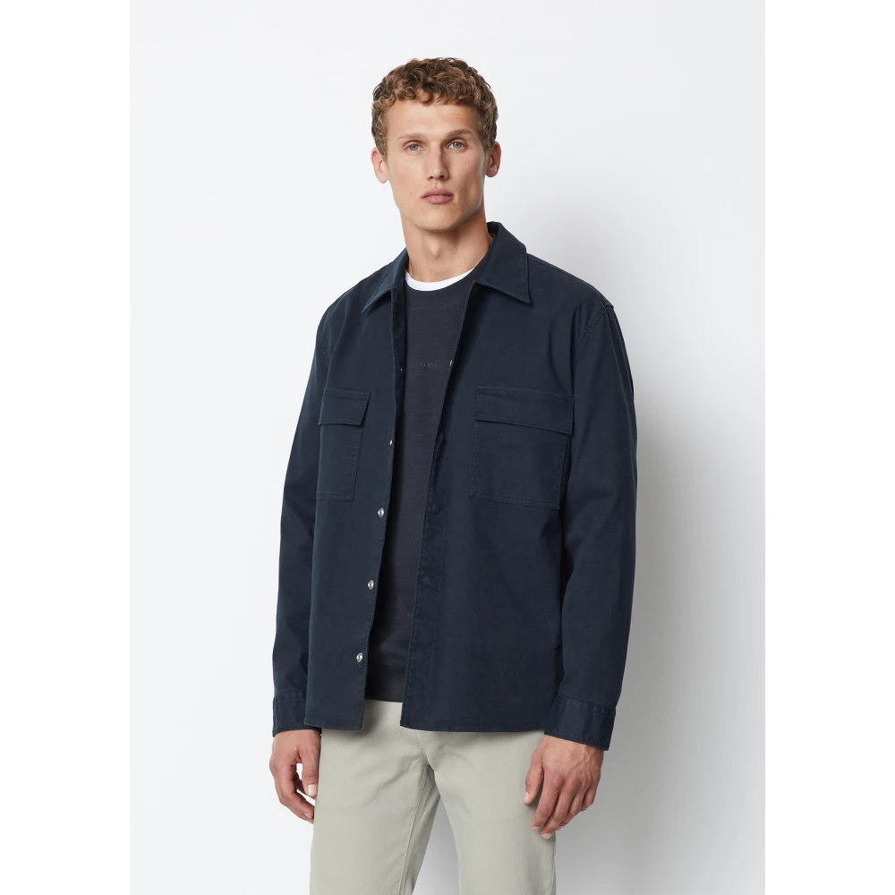 Marc O'Polo Overshirt Blue Heren