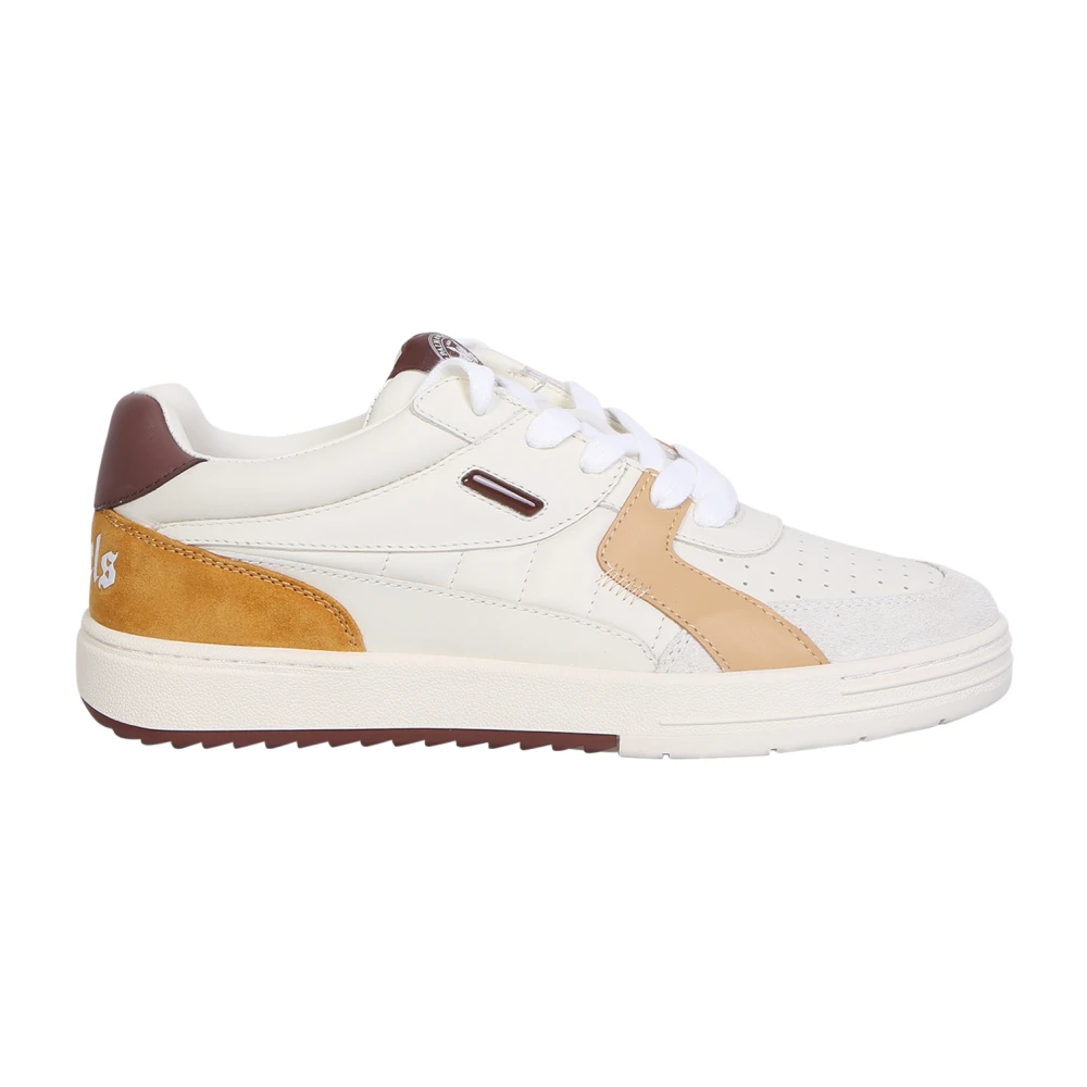 Palm Angels Men's Multicolor Sneakers, 6 Uk, Beige Trainers Stylish Color-Block Design