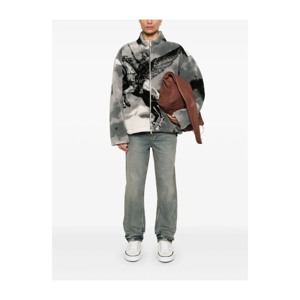 Represent Straight Leg Denim Jeans Blue Heren