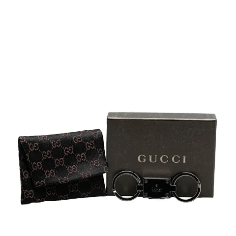 Gucci Vintage Pre-owned Metal key-holders Gray Dames