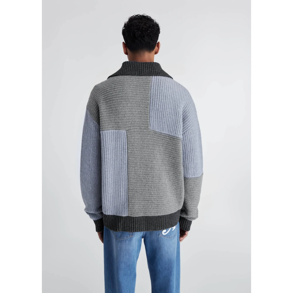 Axel Arigato Franco Patch Cardigan Gray Heren