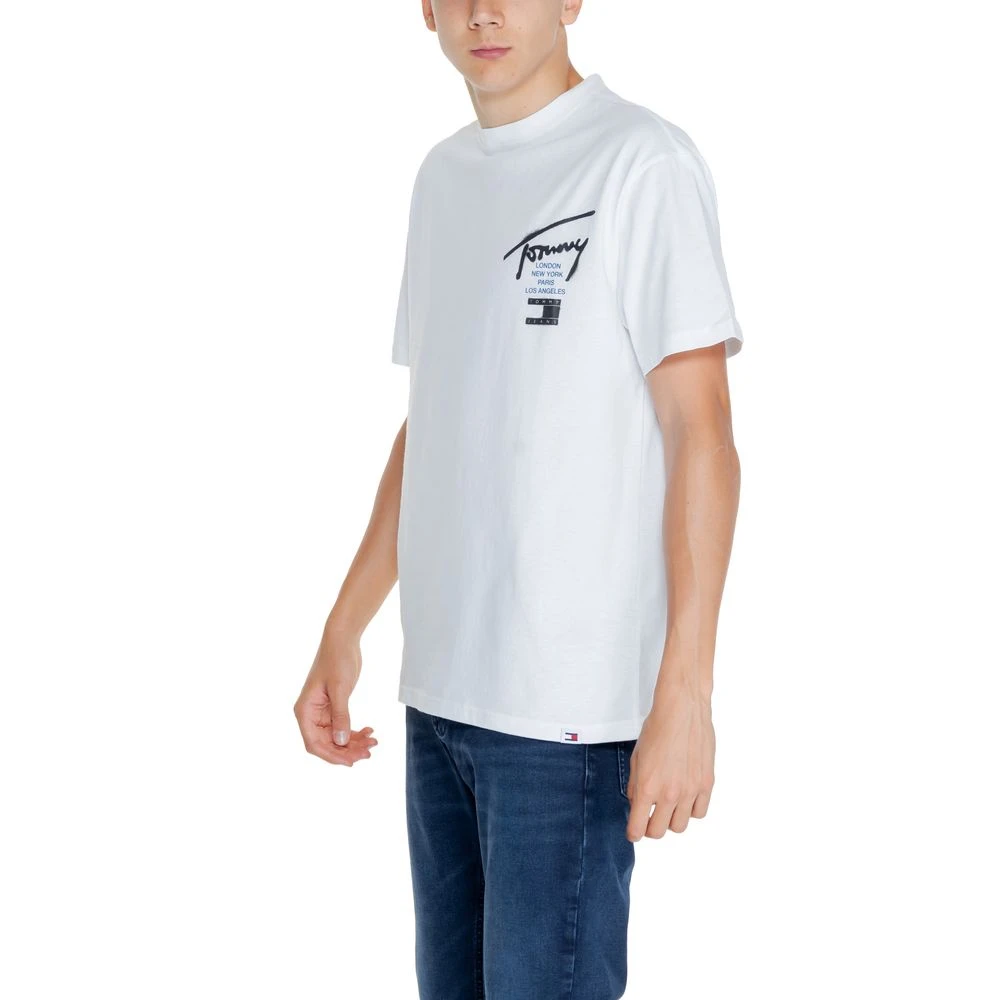 Tommy Jeans Gerecycled katoenen heren T-shirt White Heren
