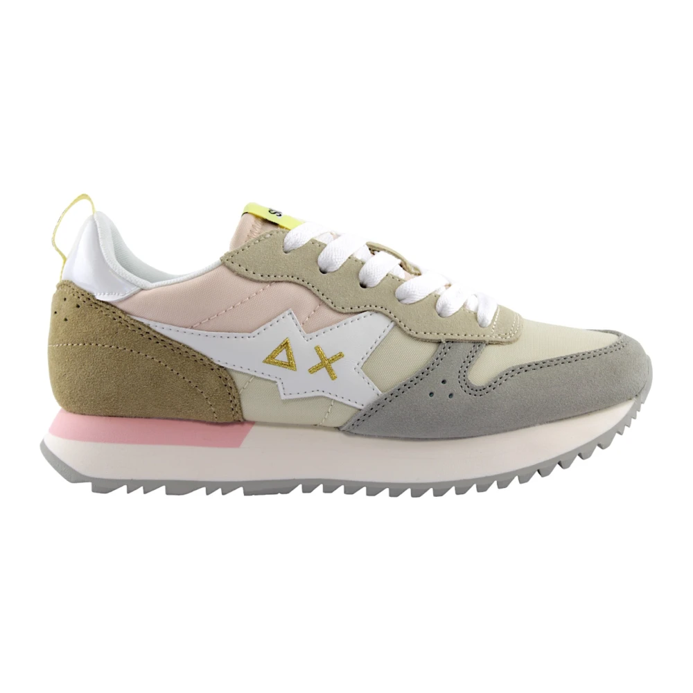 Sun68 Witte Casual Sneakers Dames Schoenen Veelkleurig Multicolor