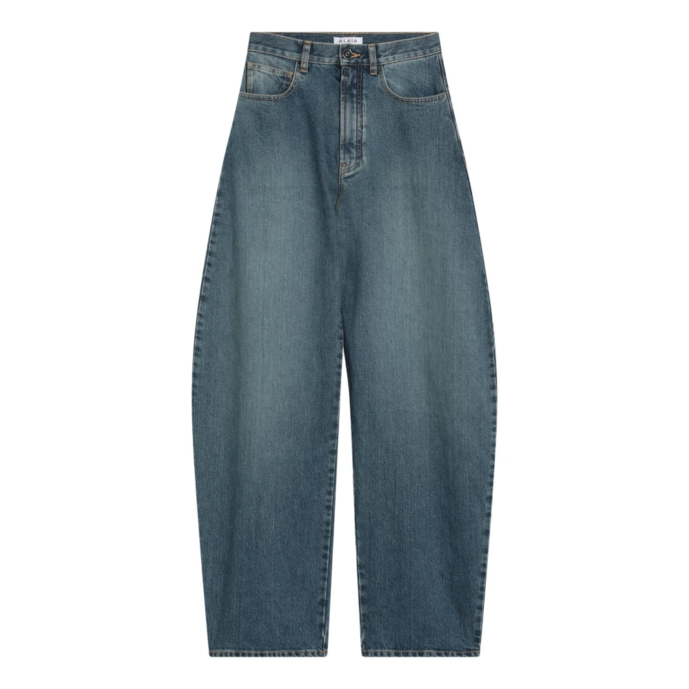 Alaïa Boyfriend Jeans Blue Dames