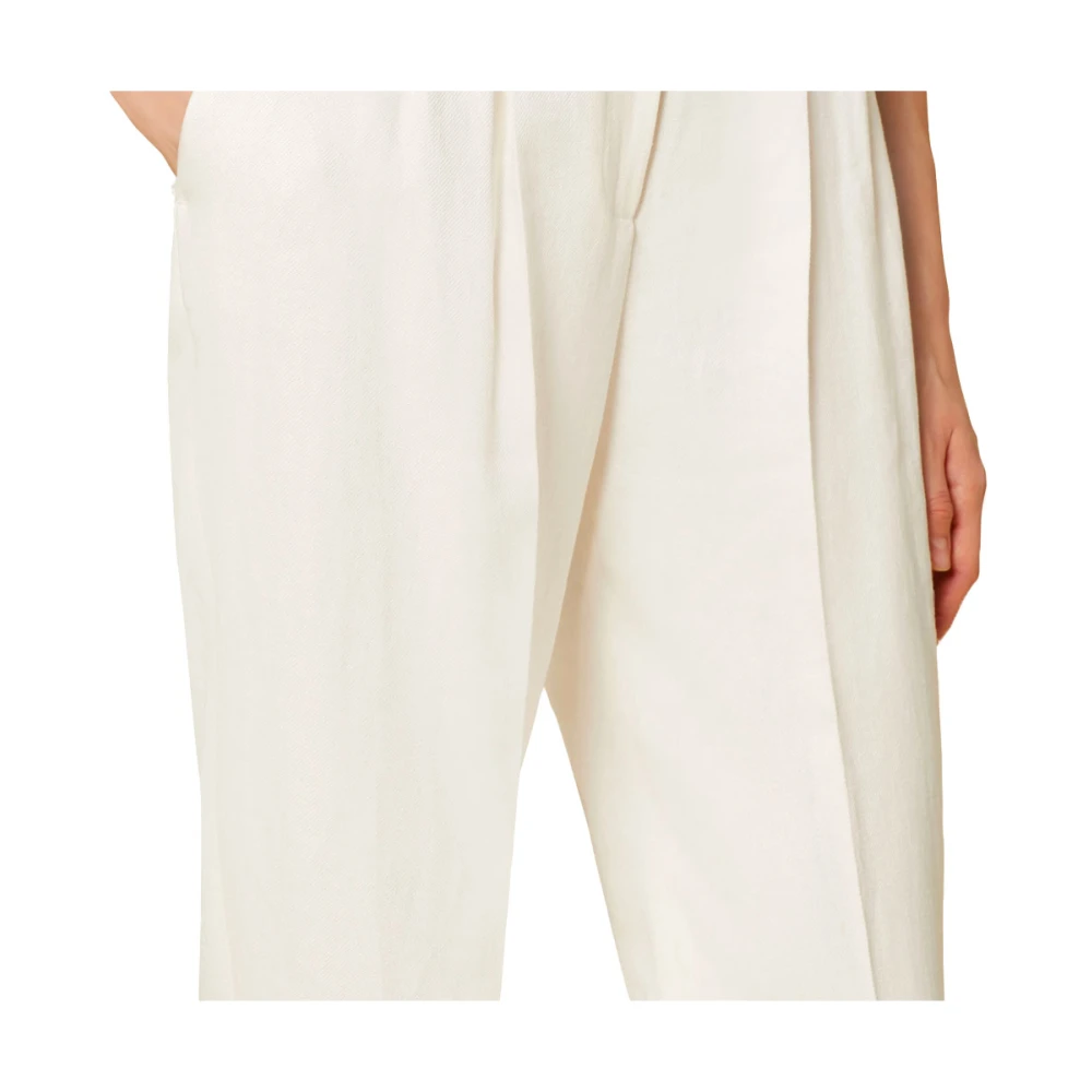 Hugo Boss Slim-fit Trousers White Dames