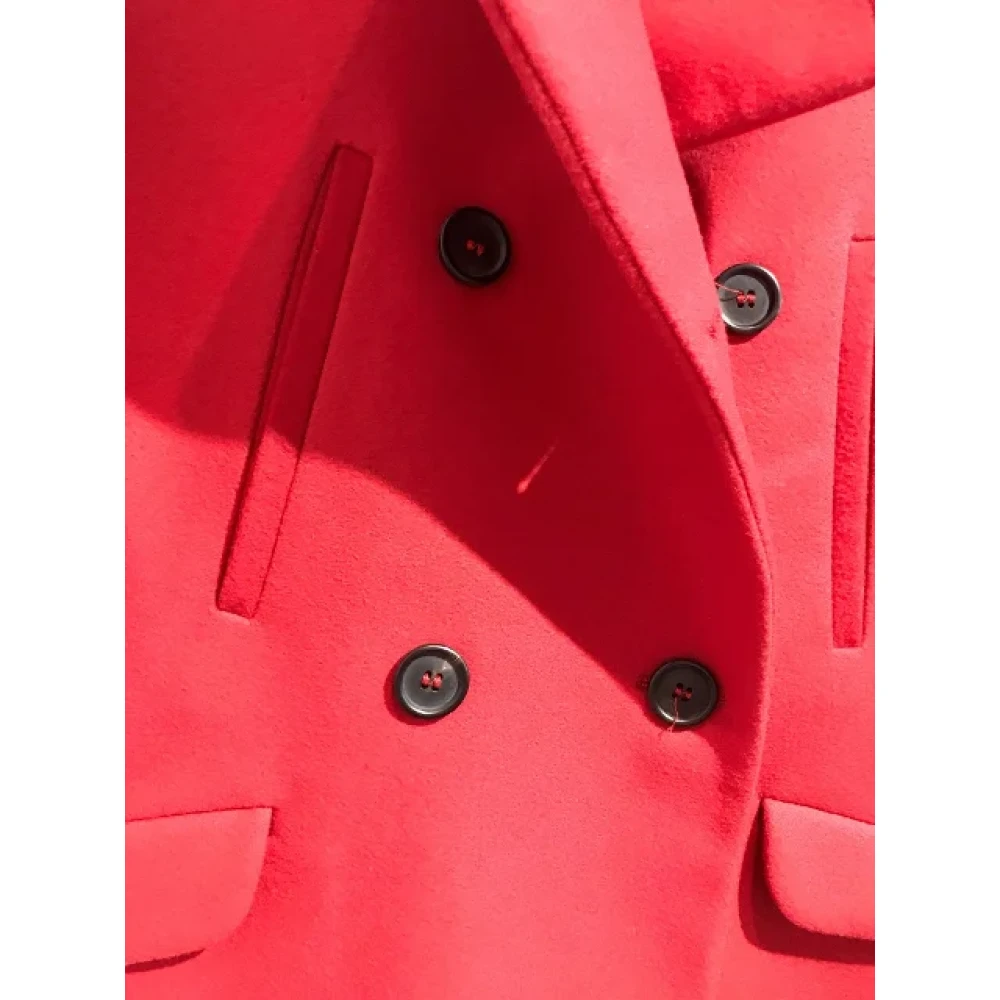 Miu Pre-owned Wool outerwear Red Dames