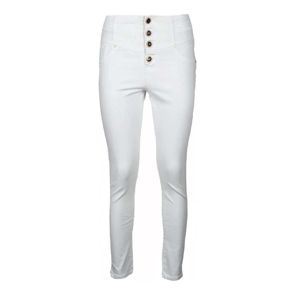 Gaudi Denim Jeans met 97% Katoen White Dames