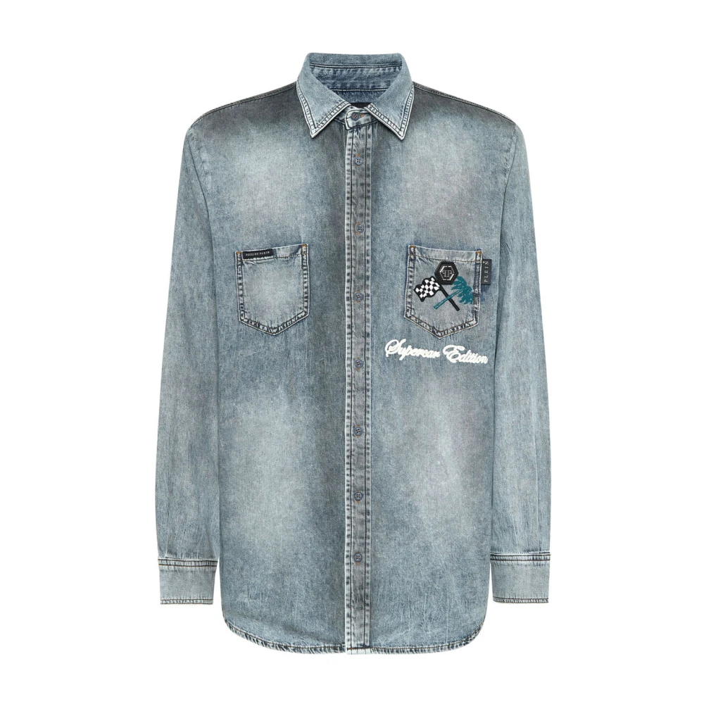 Shirts > Denim Shirts - - Philipp Plein - Modalova