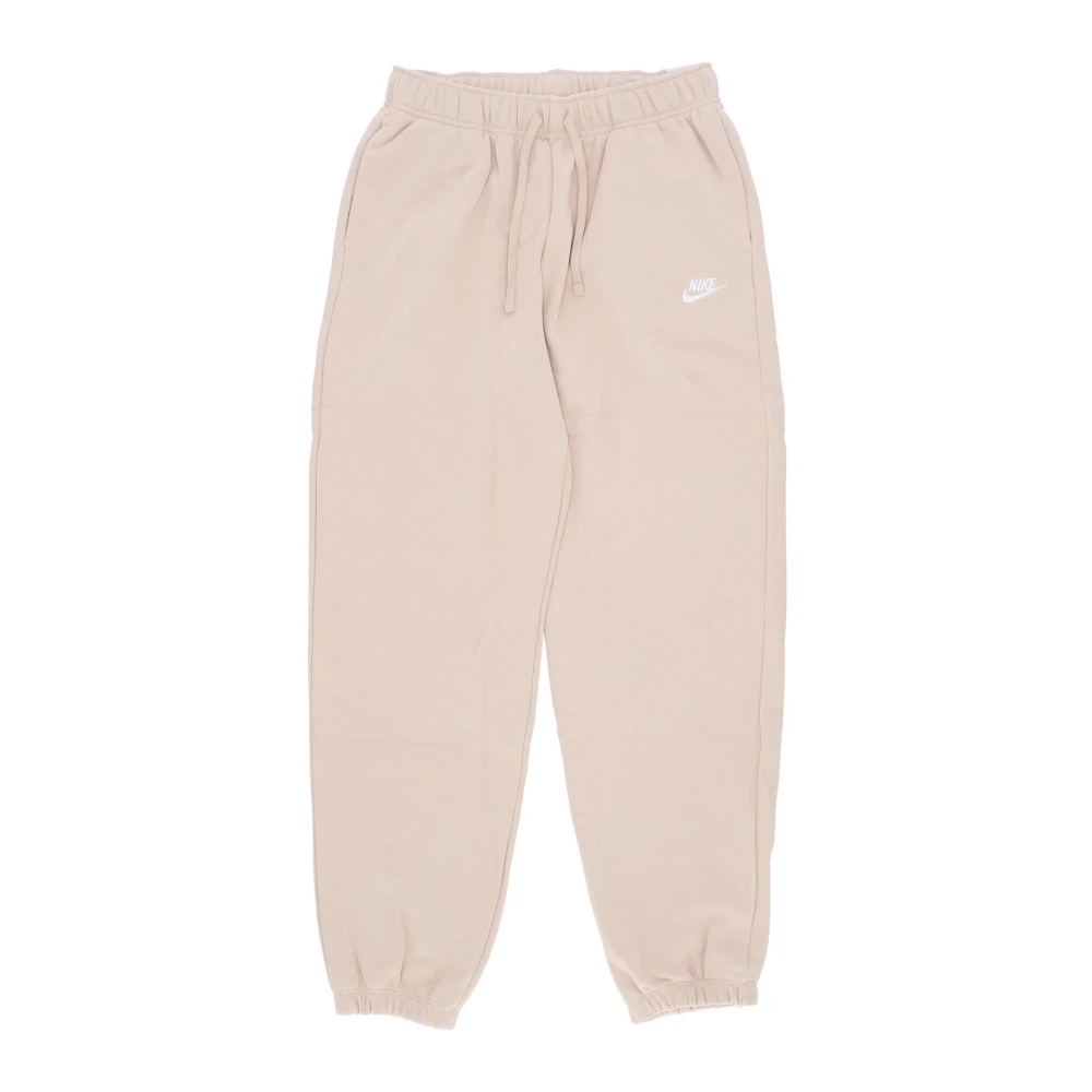 Nike Beige Training Trousers & Tights, Female, L, Fleece Tracksuit Trousers