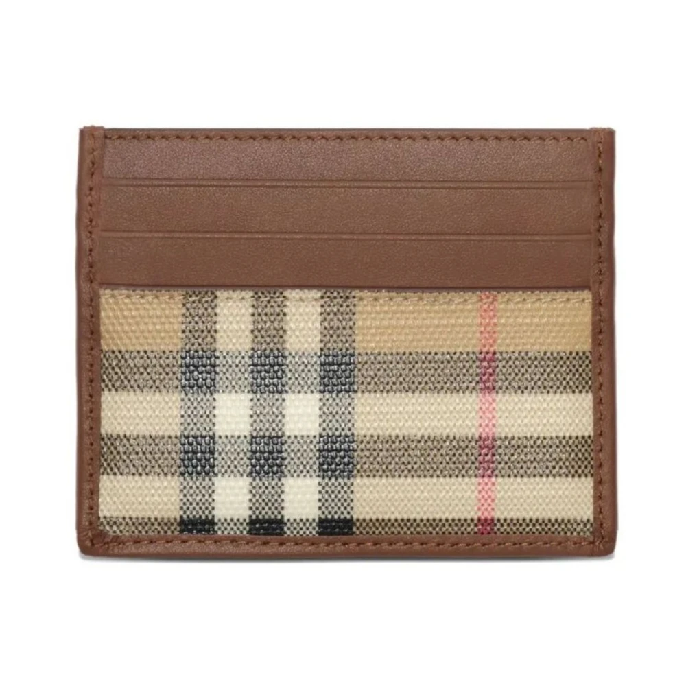 Burberry - Vintage Check Bifold Geldbörse - Accessories - Herren - Beige - One Size - Bild 4