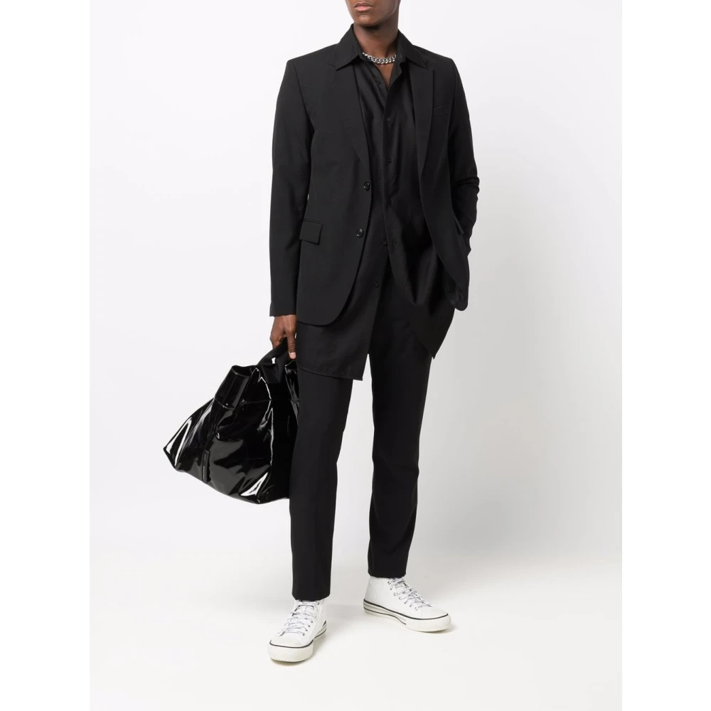 Ami Paris Slim-fit broek Black Heren