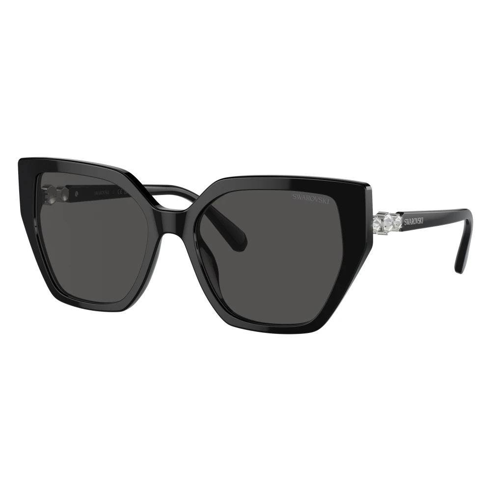 Swarovski Unisex Black Sunglasses, 56 Mm, 0Sk6016