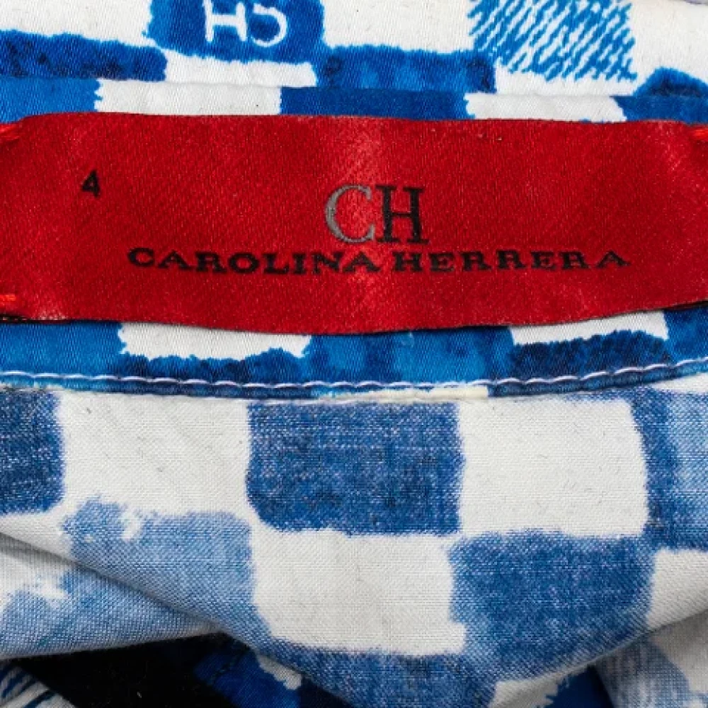 Carolina Herrera Pre-owned Cotton dresses Multicolor Dames