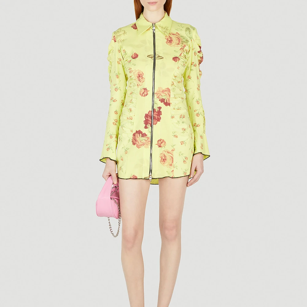 Rave Review Bloemen Mini Jurk Multicolor Dames