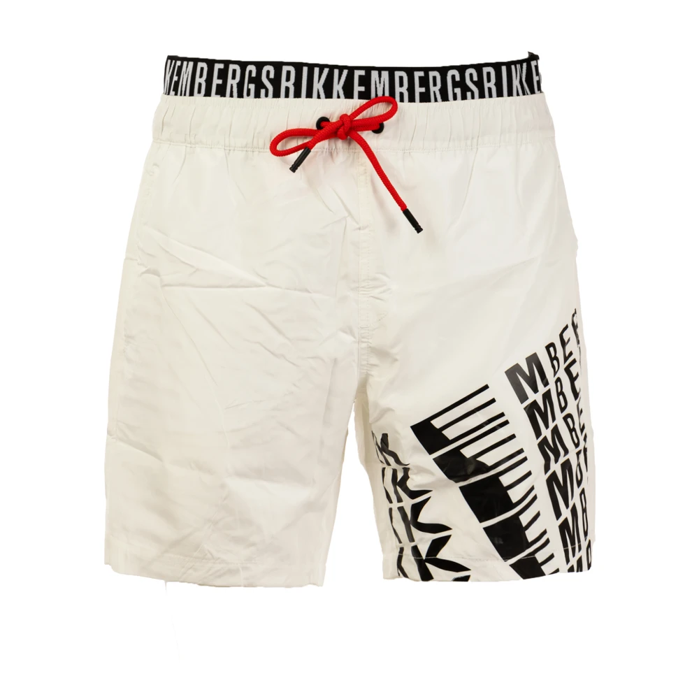 Bikkembergs Heren zwemshorts met uniek ontwerp White Heren