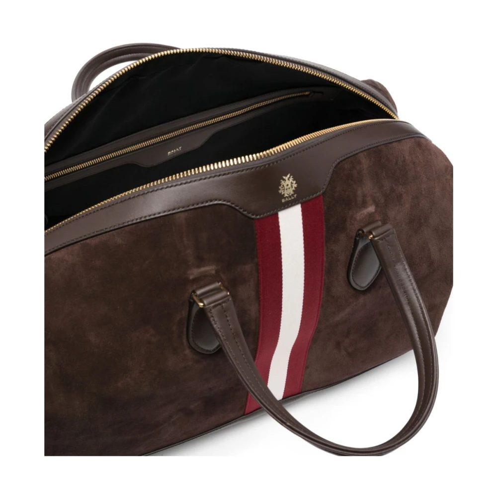 Bally Koffiebruine Schoudertas met Toprits Brown Heren