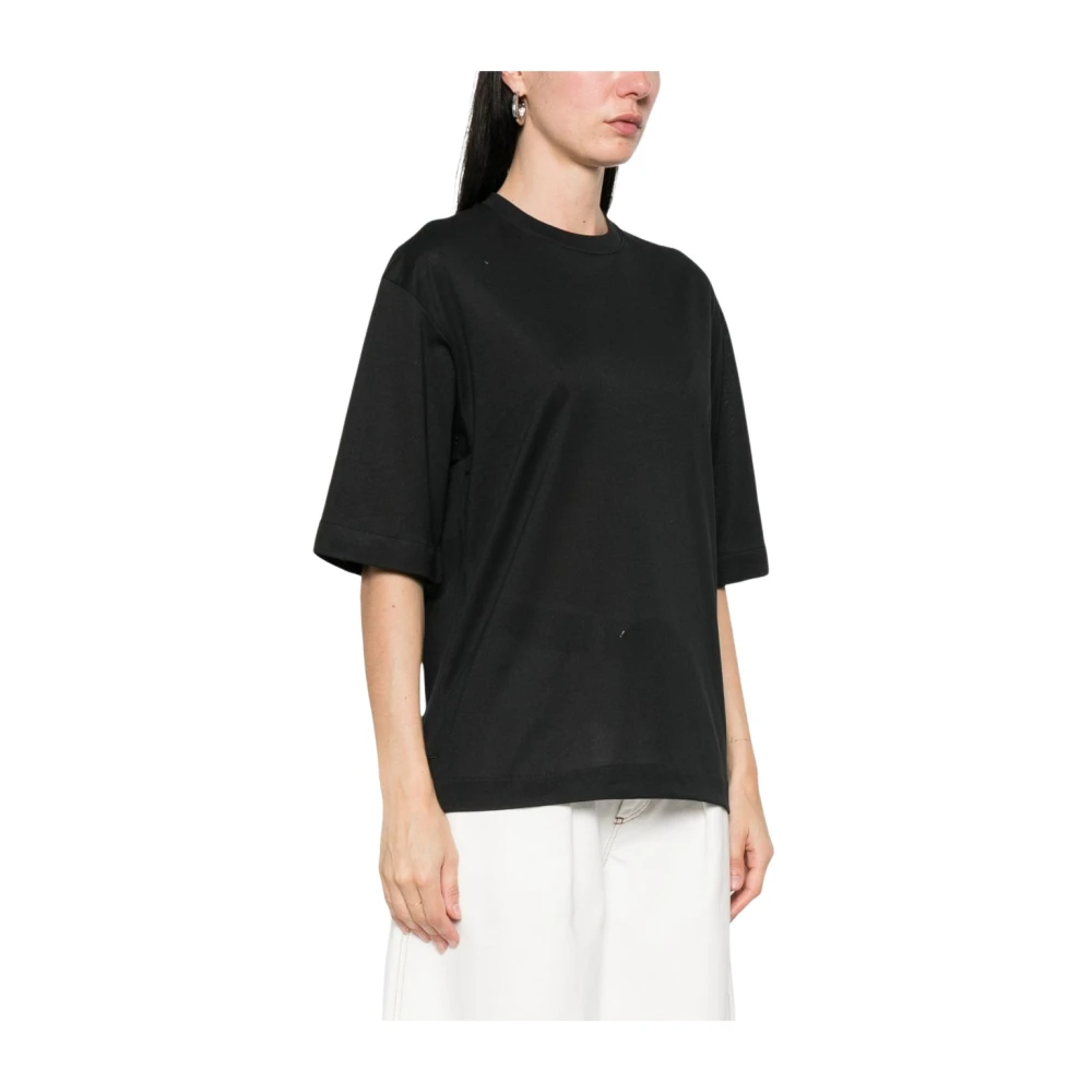 Jacquemus Black Ventadou Short-Sleeved T-Shirt - Female - T-Shirts - Xs - Tops