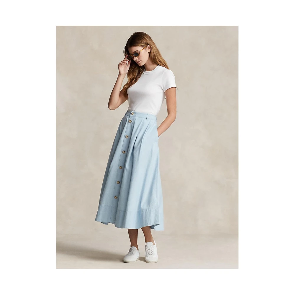 Ralph Lauren Stijlvolle Rok voor Vrouwen Blue Dames