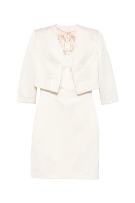 Logo Cropped Jacket Dress