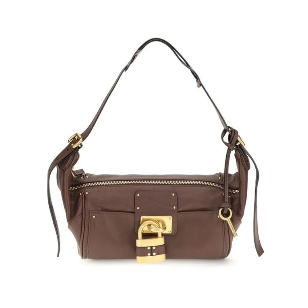 Chloé - Paddington Padlock Umhängetasche - Bags - Damen - Braun - One Size - Bild 6